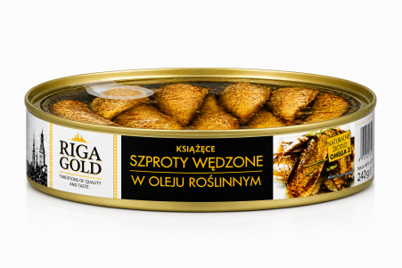 Książęce Szproty wędzone w oleju roślinnym