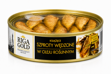 Książęce Szproty wędzone w oleju roślinnym