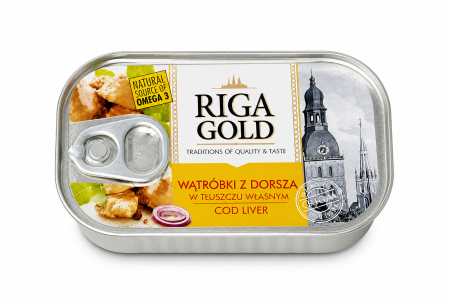Wątróbki z Dorsza w tłuszczu własnym