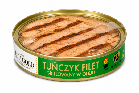 Tuńczyk filet grillowany w oleju