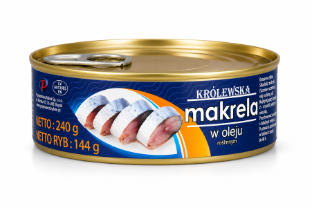 Królewska Makrela w oleju roślinnym