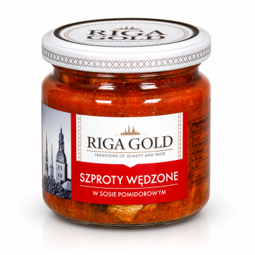 Książęce szproty w sosie pomidorowym