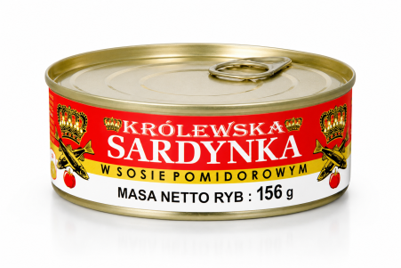 Królewska Sardynka w sosie pomidorowym